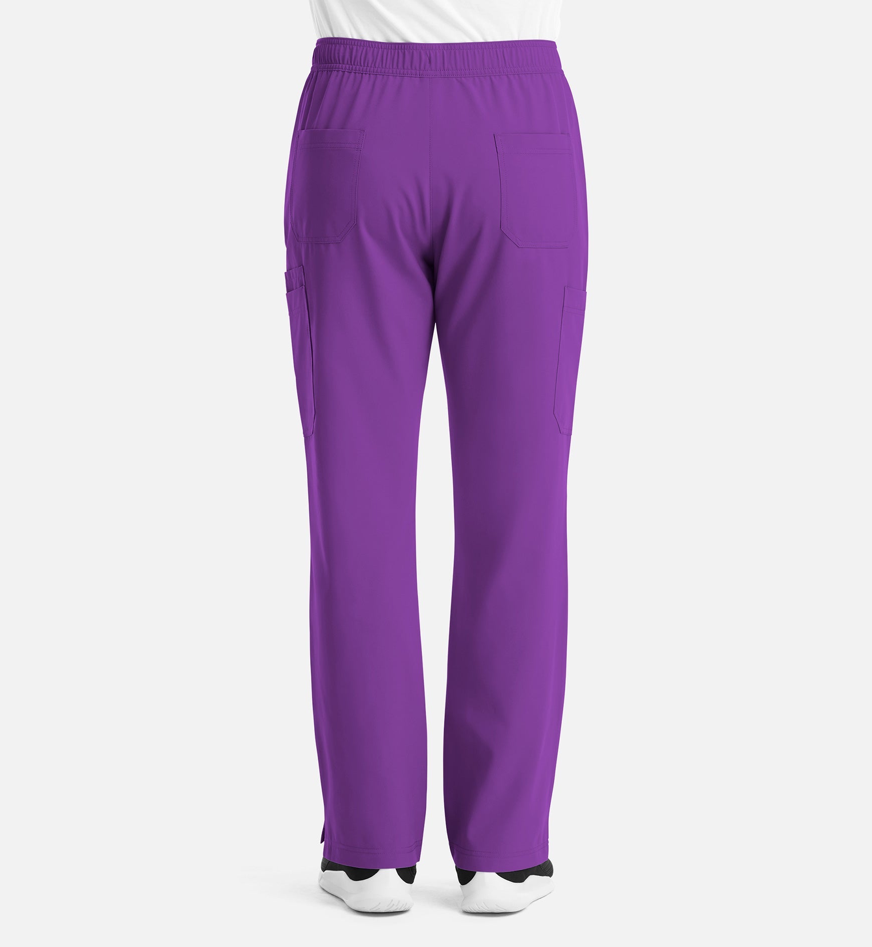 Momentum 5891 Men's Fly Front Cargo Pants Eggplant