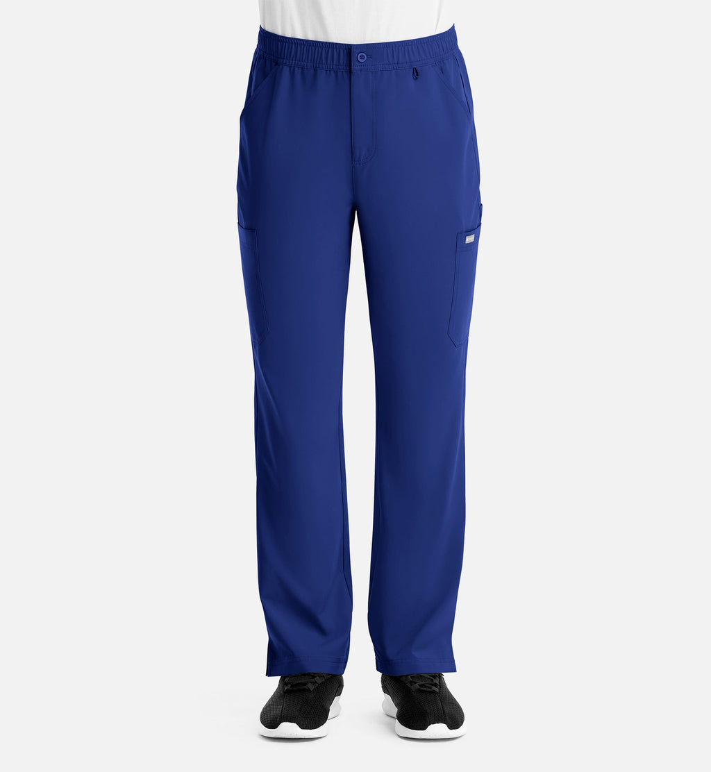 Momentum 5891 Men's Fly Front Cargo Pants Galaxy Blue