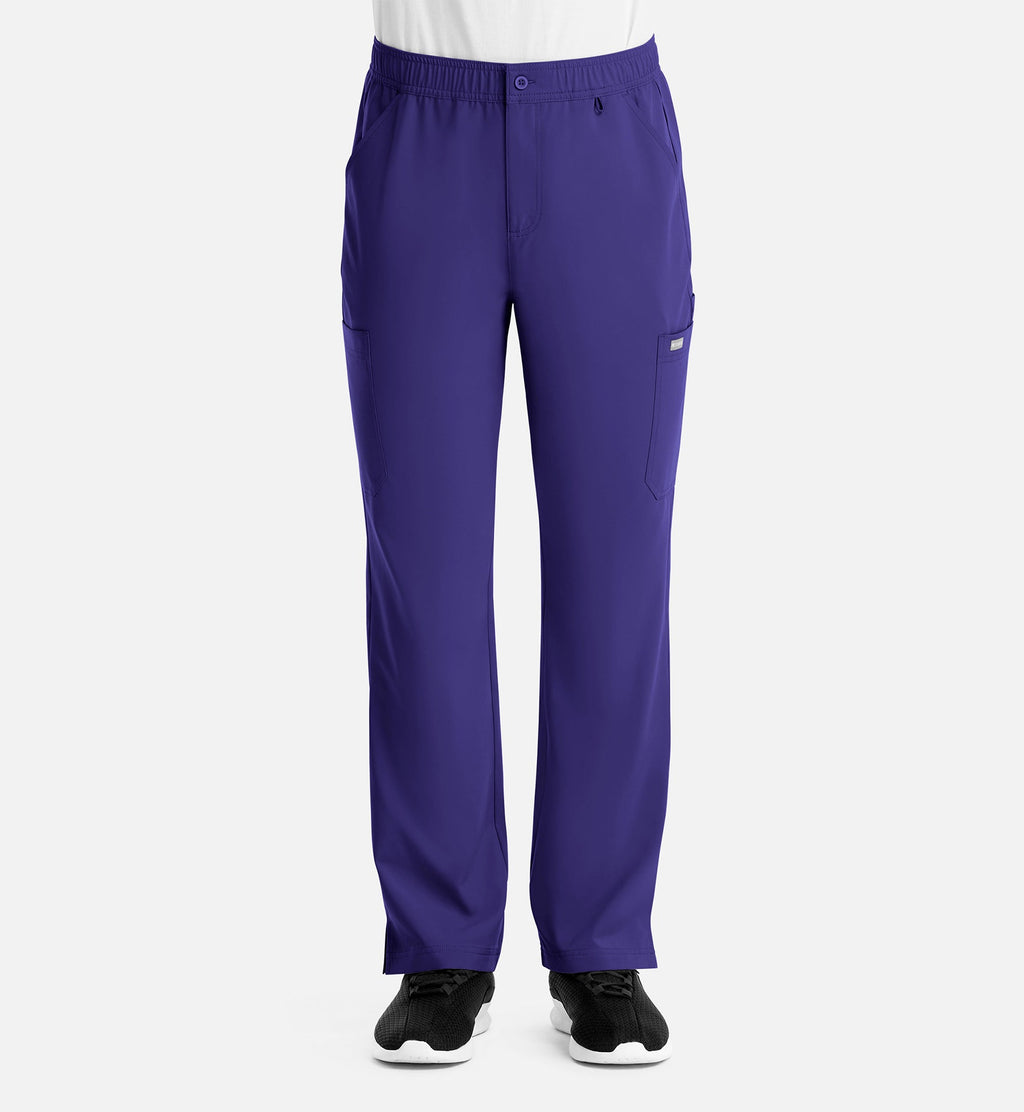 Momentum 5891 Men's Fly Front Cargo Pants Grape