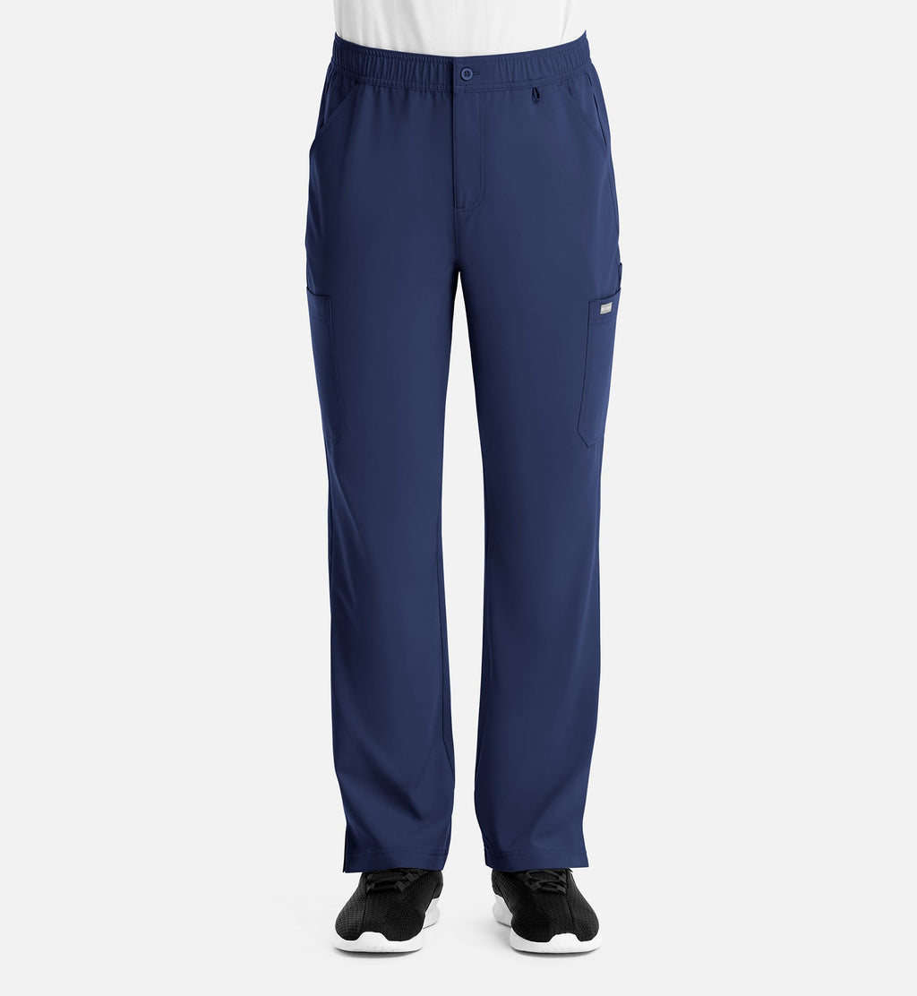 Momentum 5891 Men's Fly Front Cargo Pants Navy