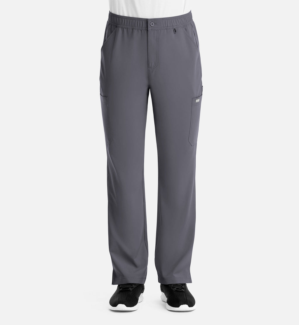 Momentum 5891 Men's Fly Front Cargo Pants Pewter