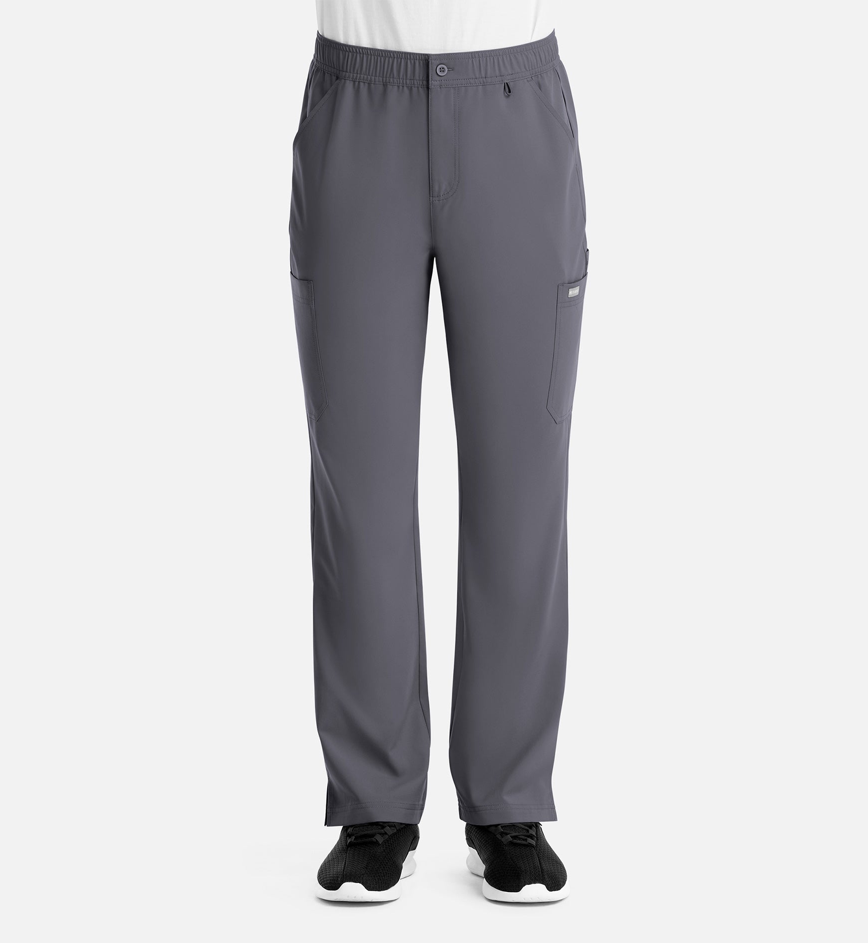 Momentum 5891 Men's Fly Front Cargo Pants Pewter