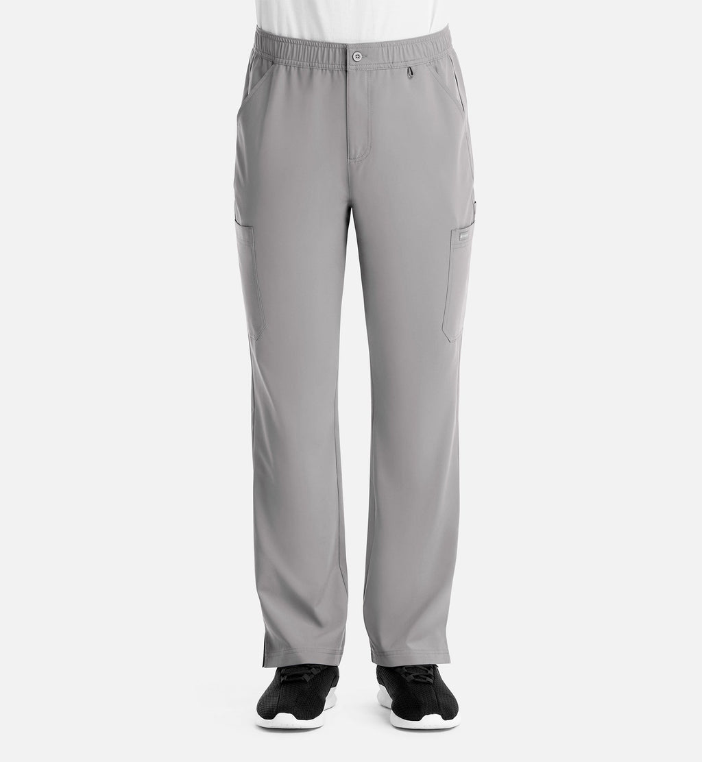 Momentum 5891 Men's Fly Front Cargo Pants Quiet Grey