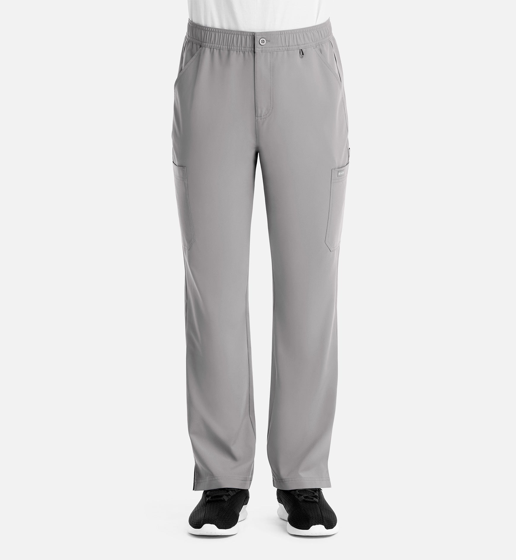 Momentum 5891 Men's Fly Front Cargo Pants Quiet Grey
