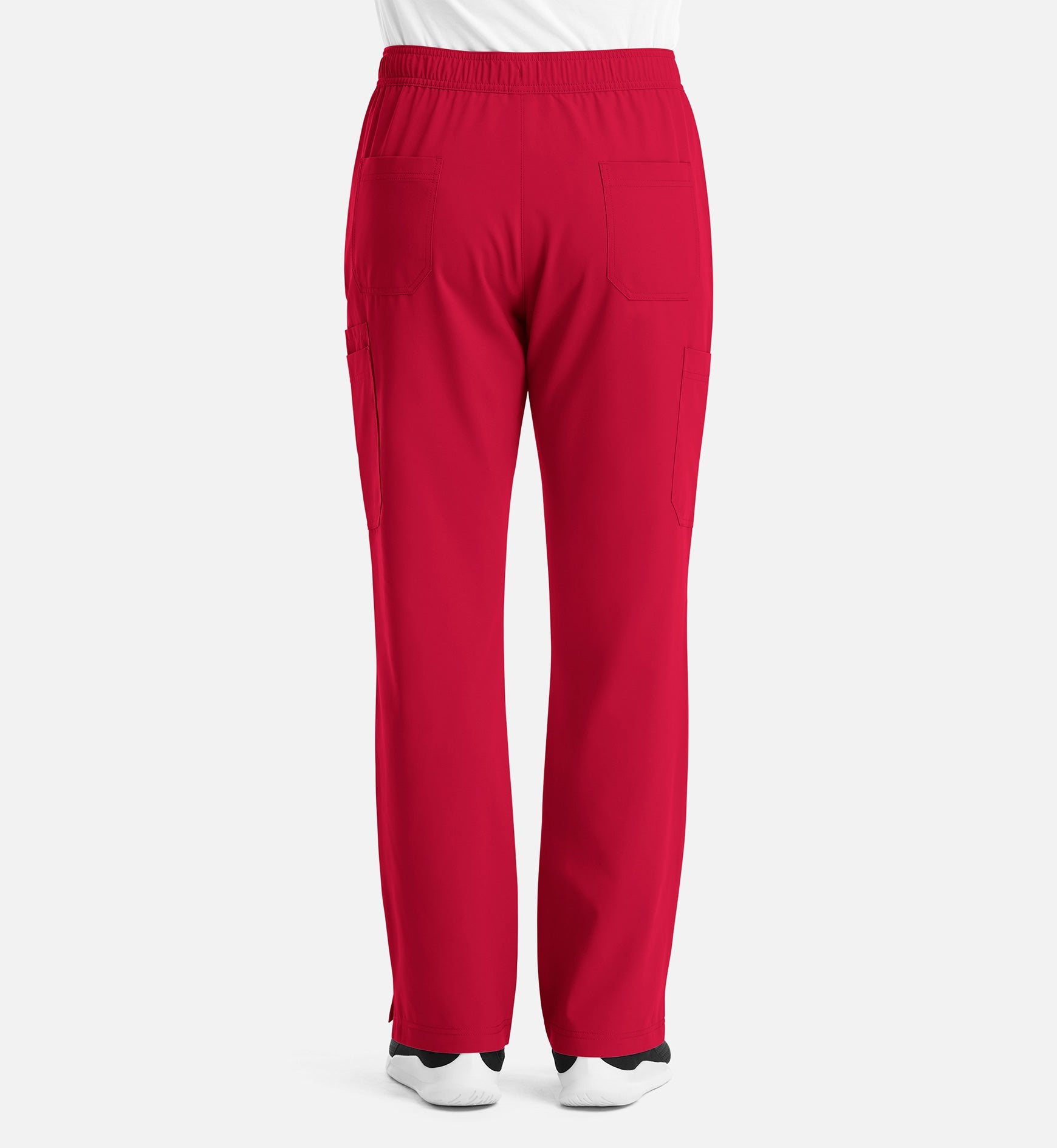 Momentum 5891 Men's Fly Front Cargo Pants Red
