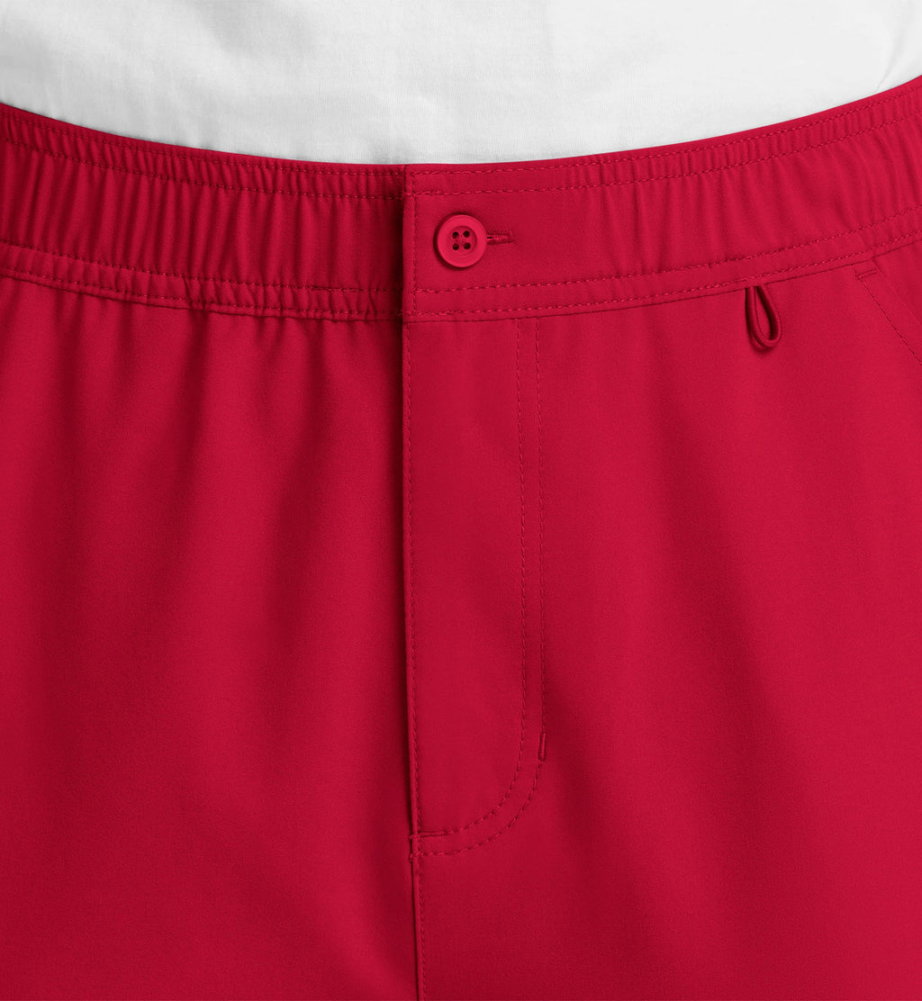Momentum 5891 Men's Fly Front Cargo Pants Red