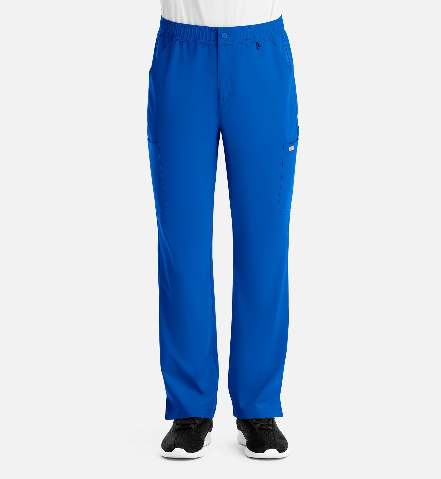 Momentum 5891 Men's Fly Front Cargo Pants Royal Blue