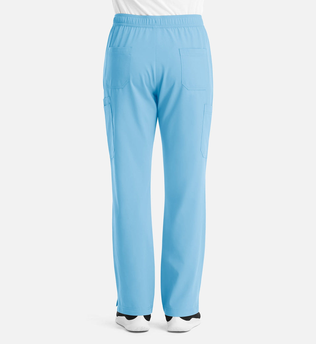 Momentum 5891 Men's Fly Front Cargo Pants Turquoise