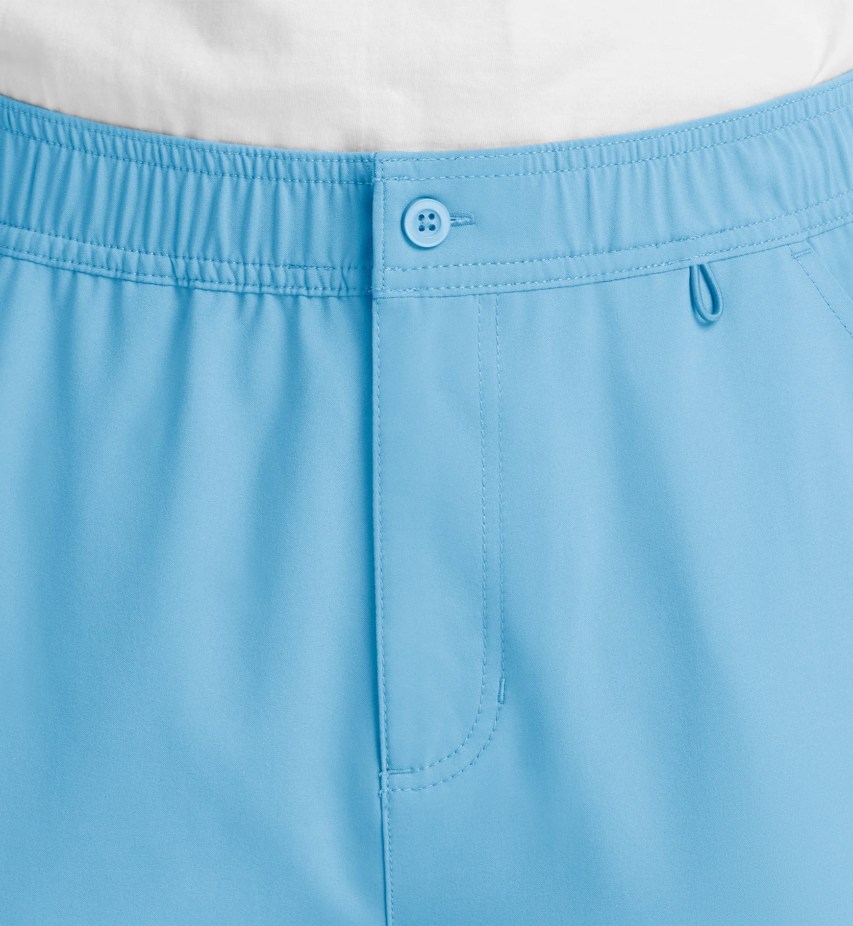 Momentum 5891 Men's Fly Front Cargo Pants Turquoise