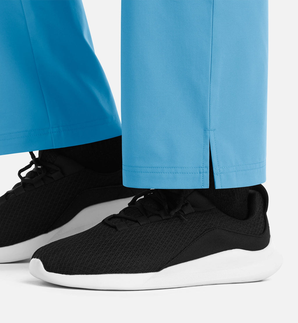 Momentum 5891 Men's Fly Front Cargo Pants Turquoise