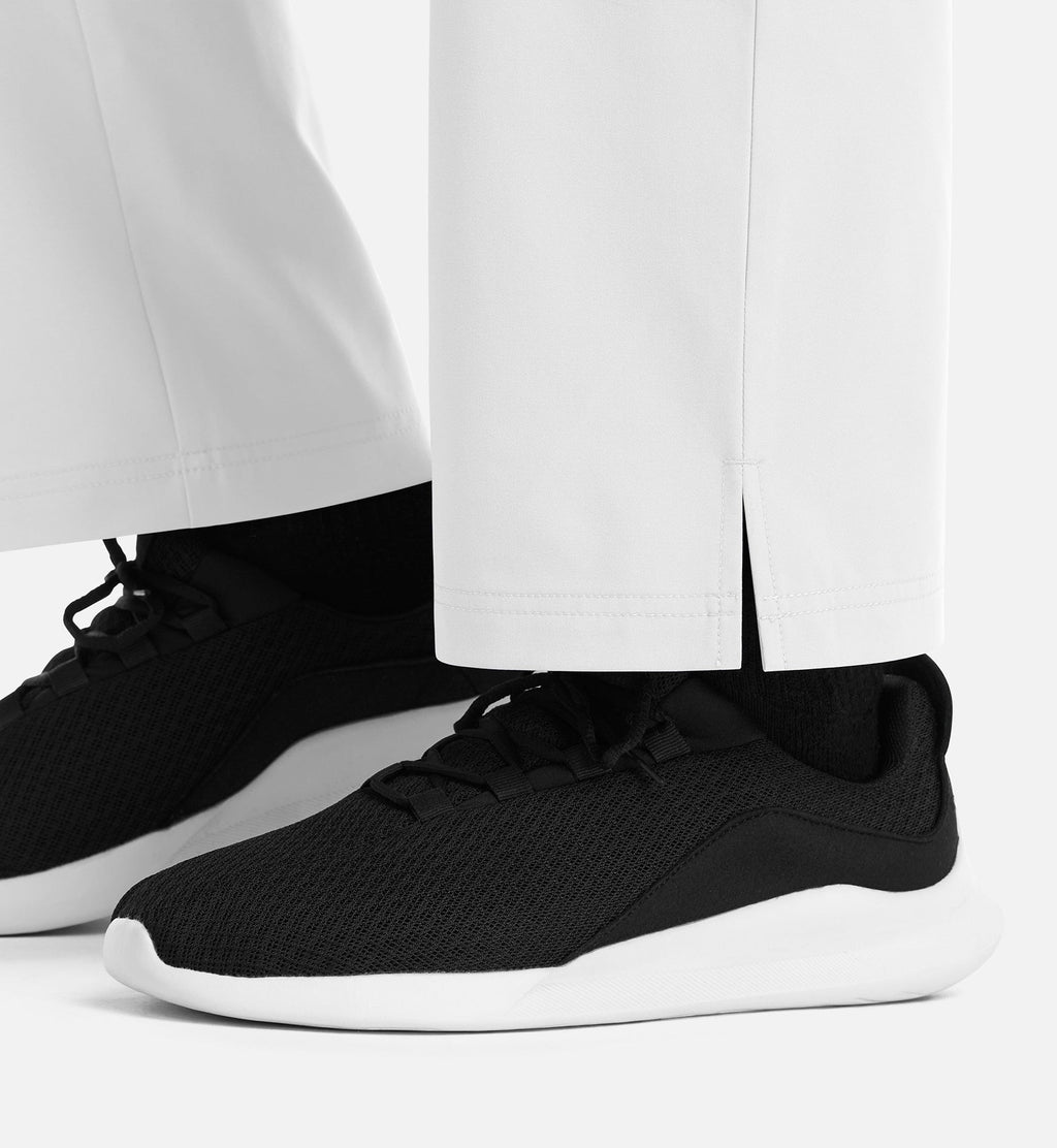 Momentum 5891 Men's Fly Front Cargo Pants White