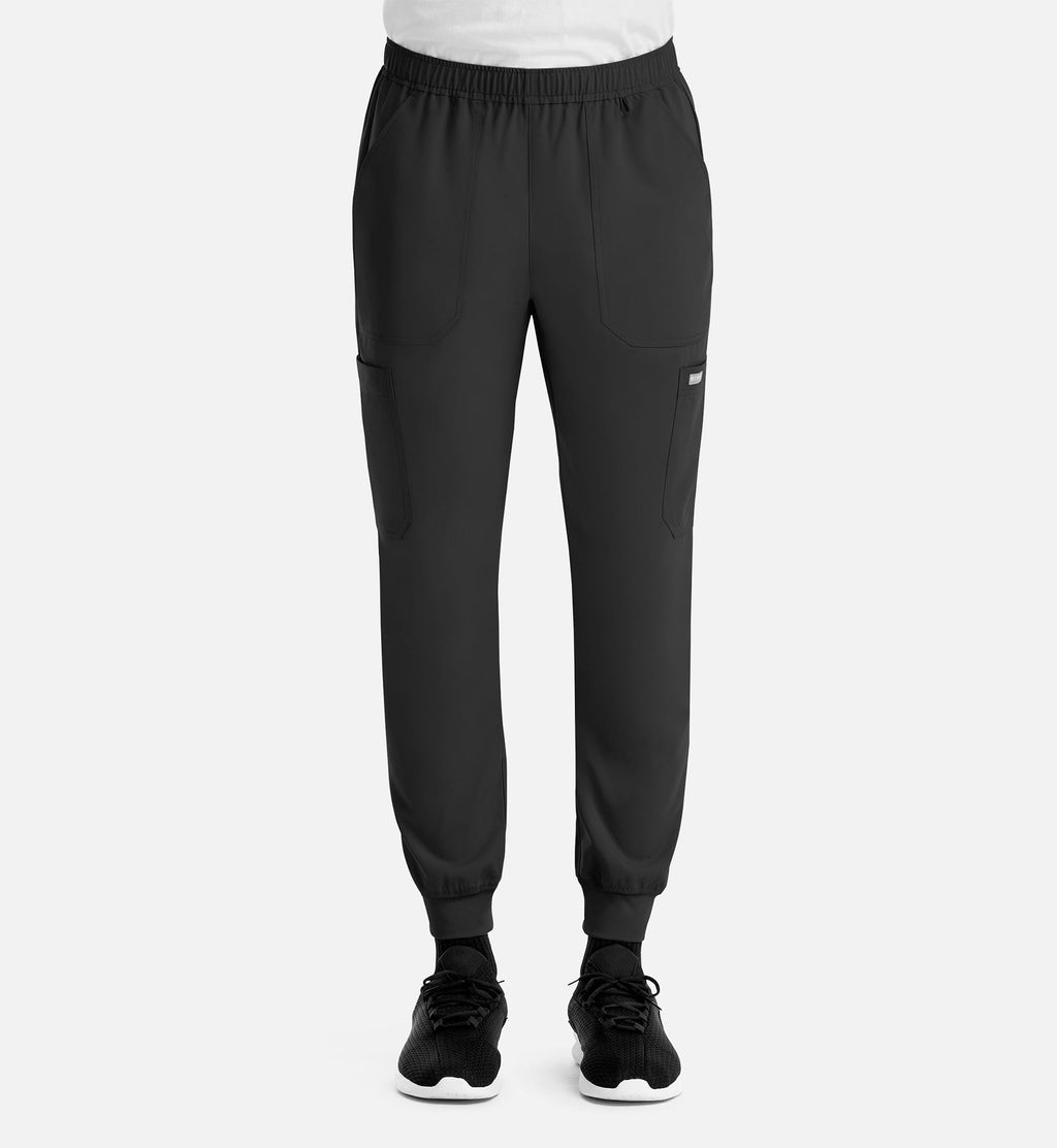 Momentum 5892 Men's Full Elastic Jogger Black