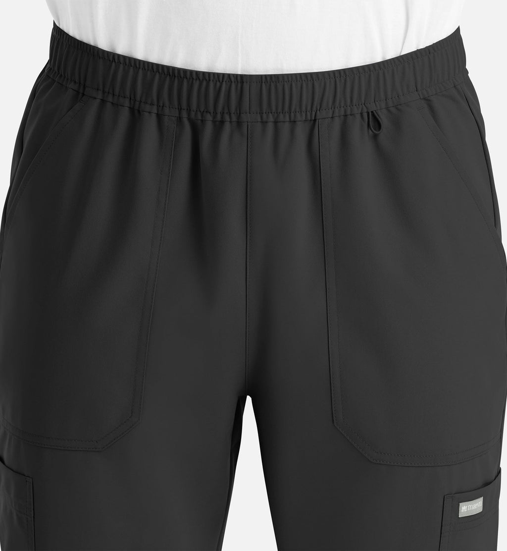 Momentum 5892 Men's Full Elastic Jogger Black