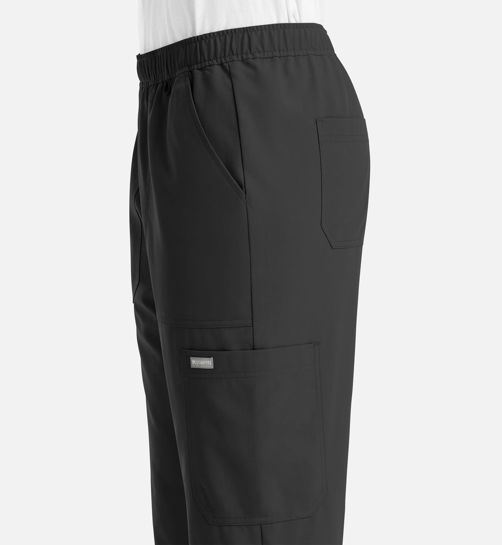 Momentum 5892 Men's Full Elastic Jogger Black