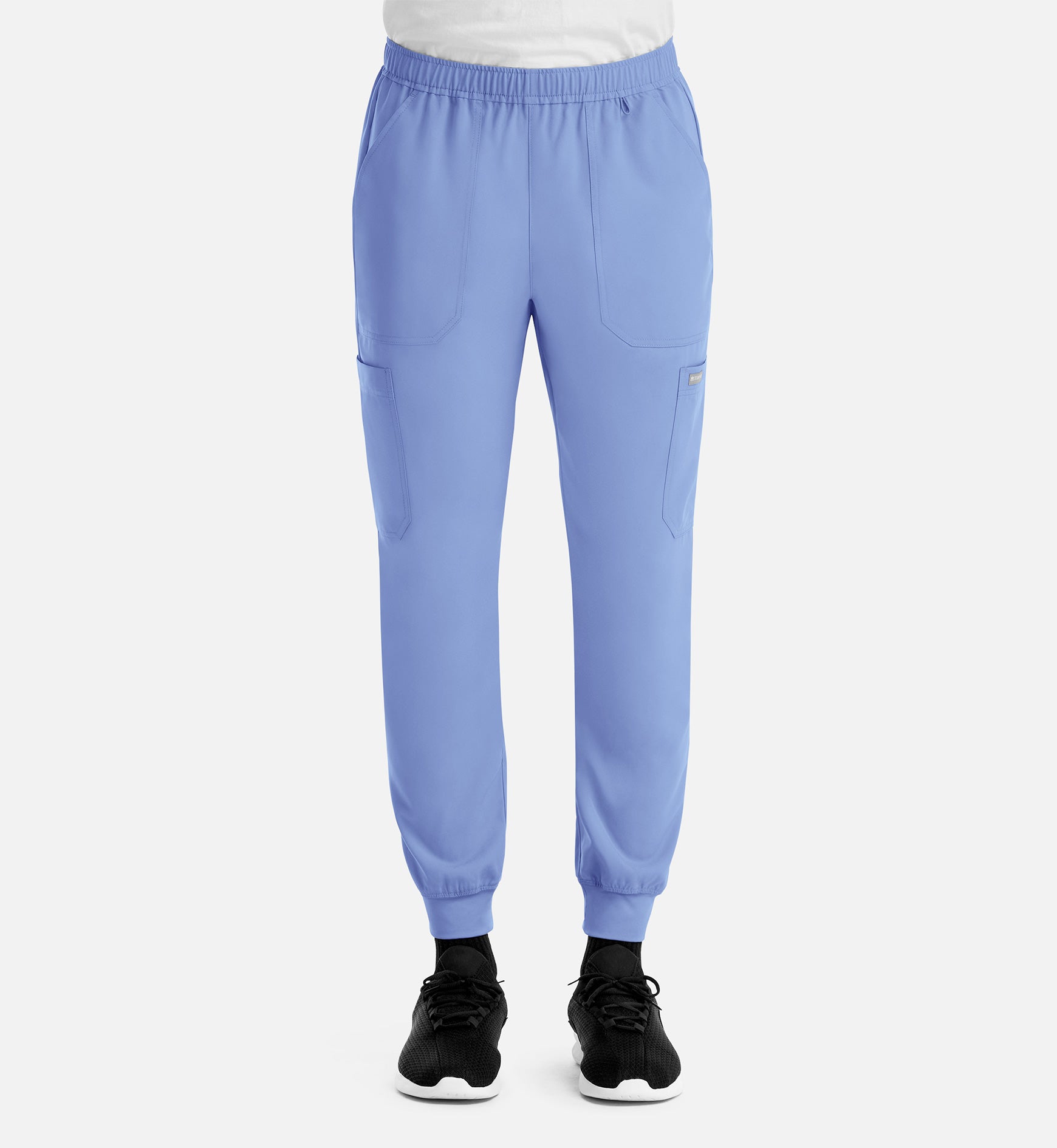 Momentum 5892 Men's Full Elastic Jogger Ceil Blue