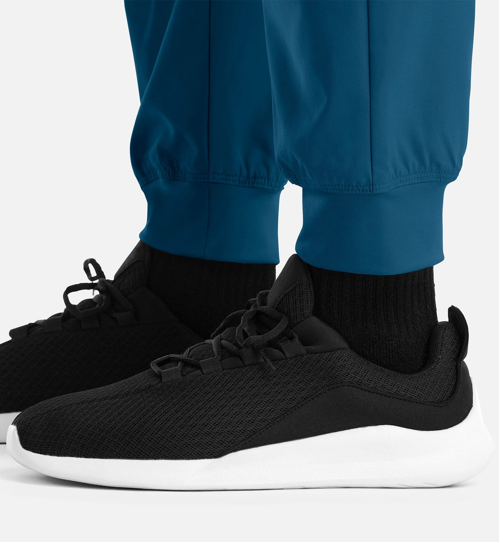 Momentum 5892 Men's Full Elastic Jogger Caribbean Blue