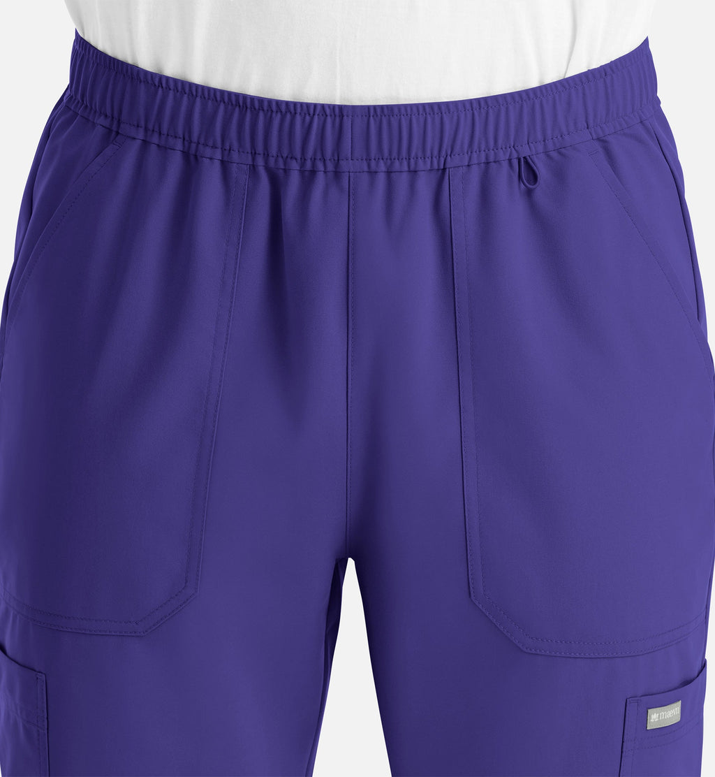 Momentum 5892 Men's Full Elastic Jogger Grape