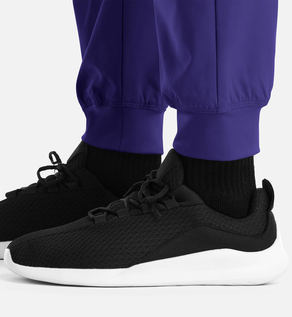 Momentum 5892 Men's Full Elastic Jogger Grape