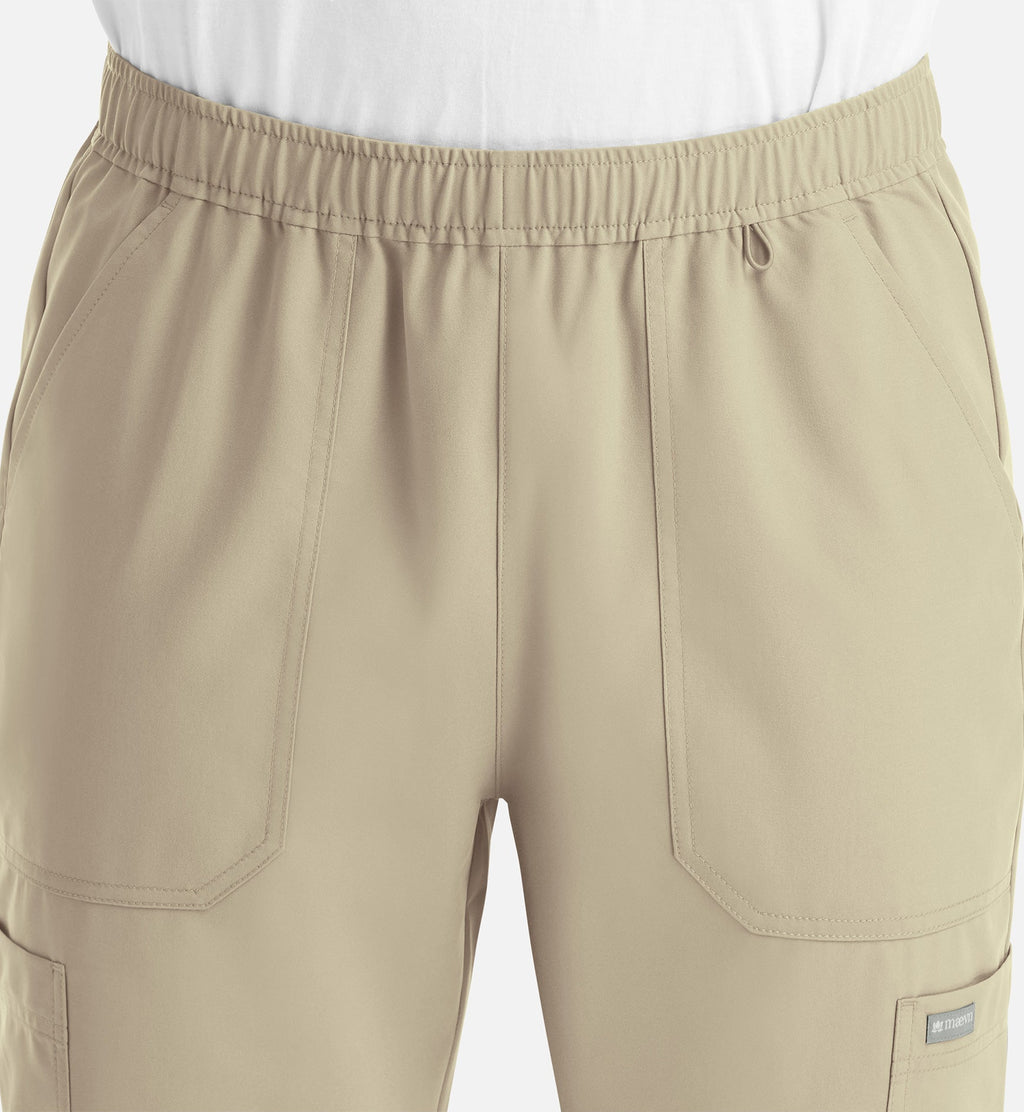 Momentum 5892 Men's Full Elastic Jogger Khaki