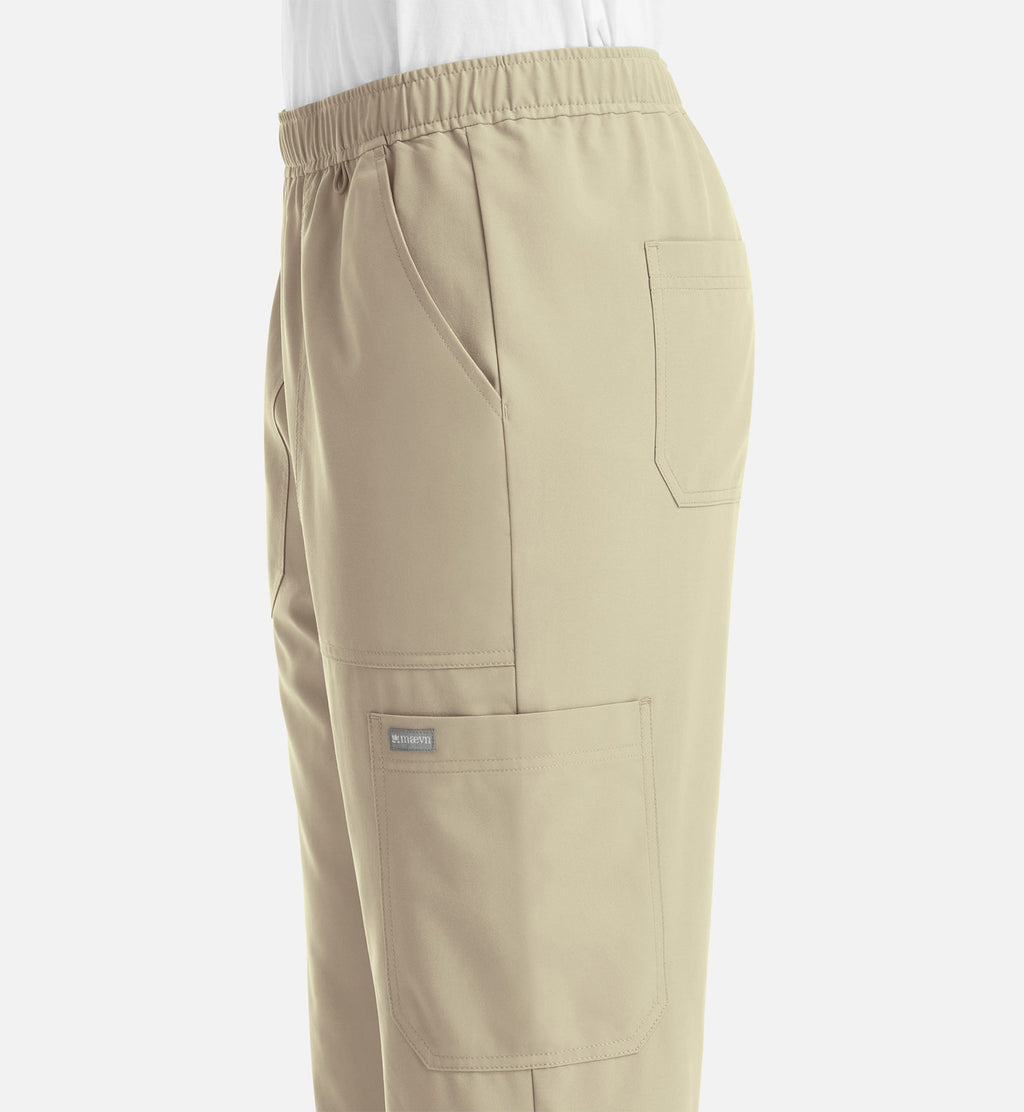Momentum 5892 Men's Full Elastic Jogger Khaki