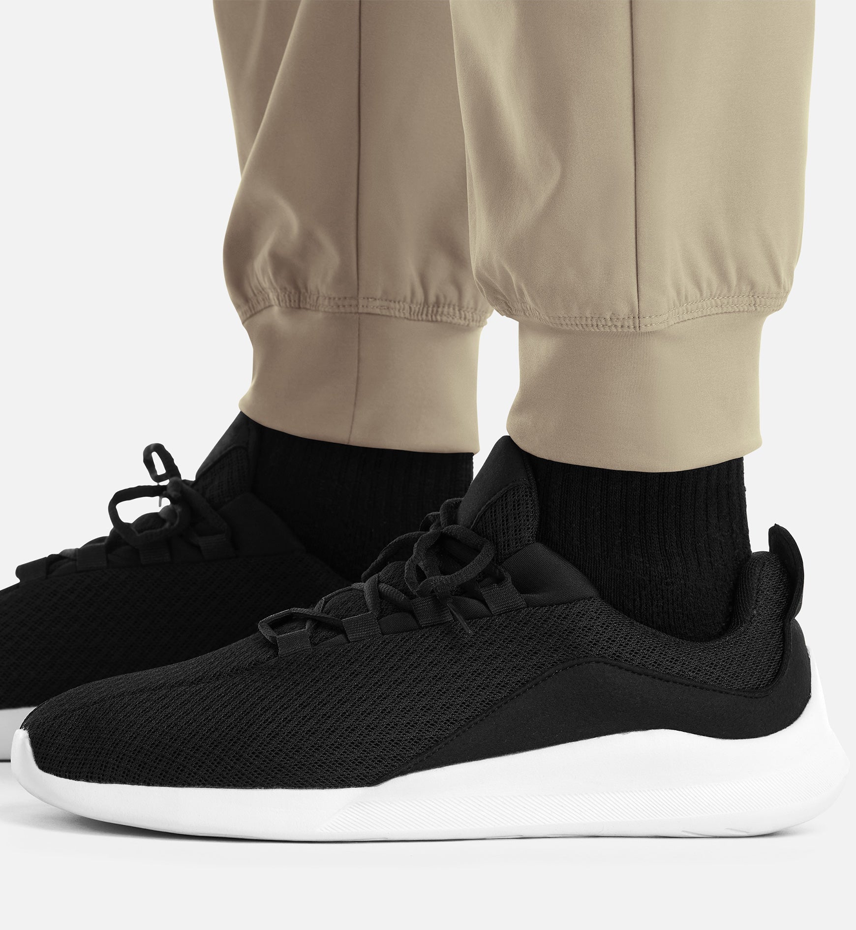 Momentum 5892 Men's Full Elastic Jogger Khaki