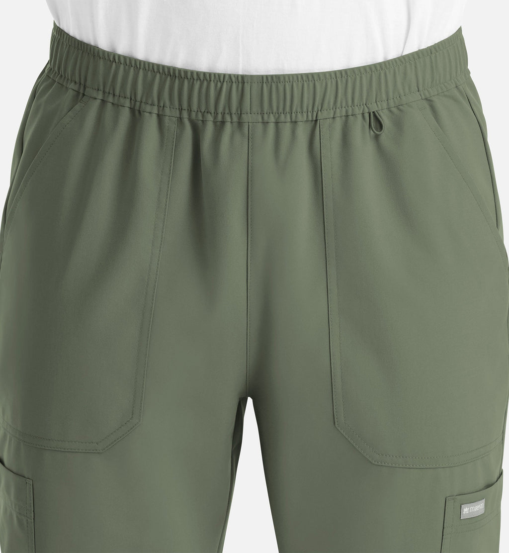 Momentum 5892 Men's Full Elastic Jogger Olive