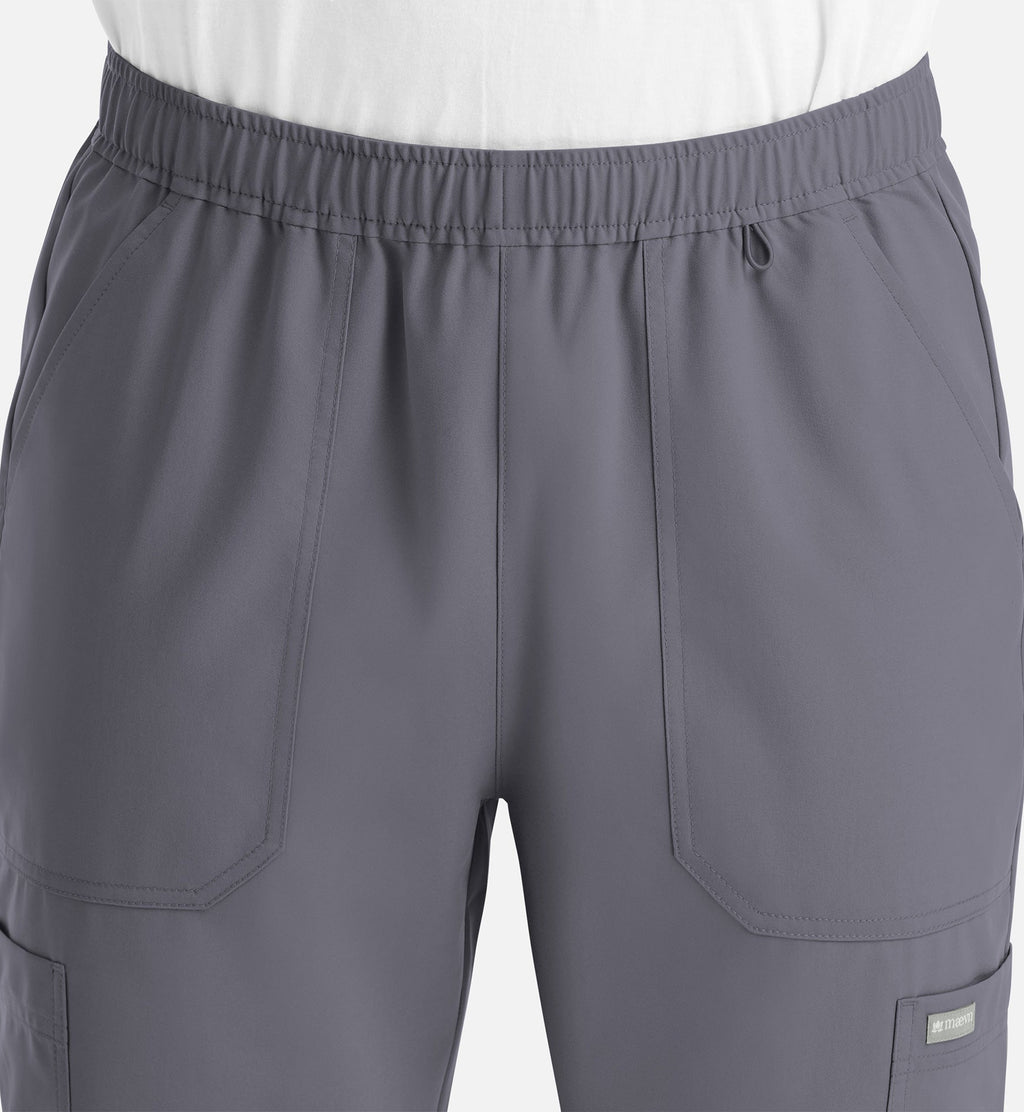 Momentum 5892 Men's Full Elastic Jogger Pewter