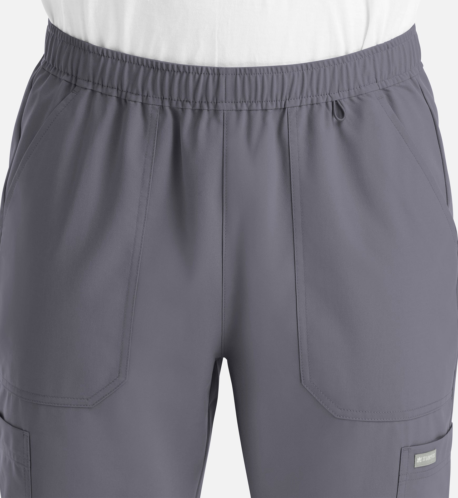 Momentum 5892 Men's Full Elastic Jogger Pewter