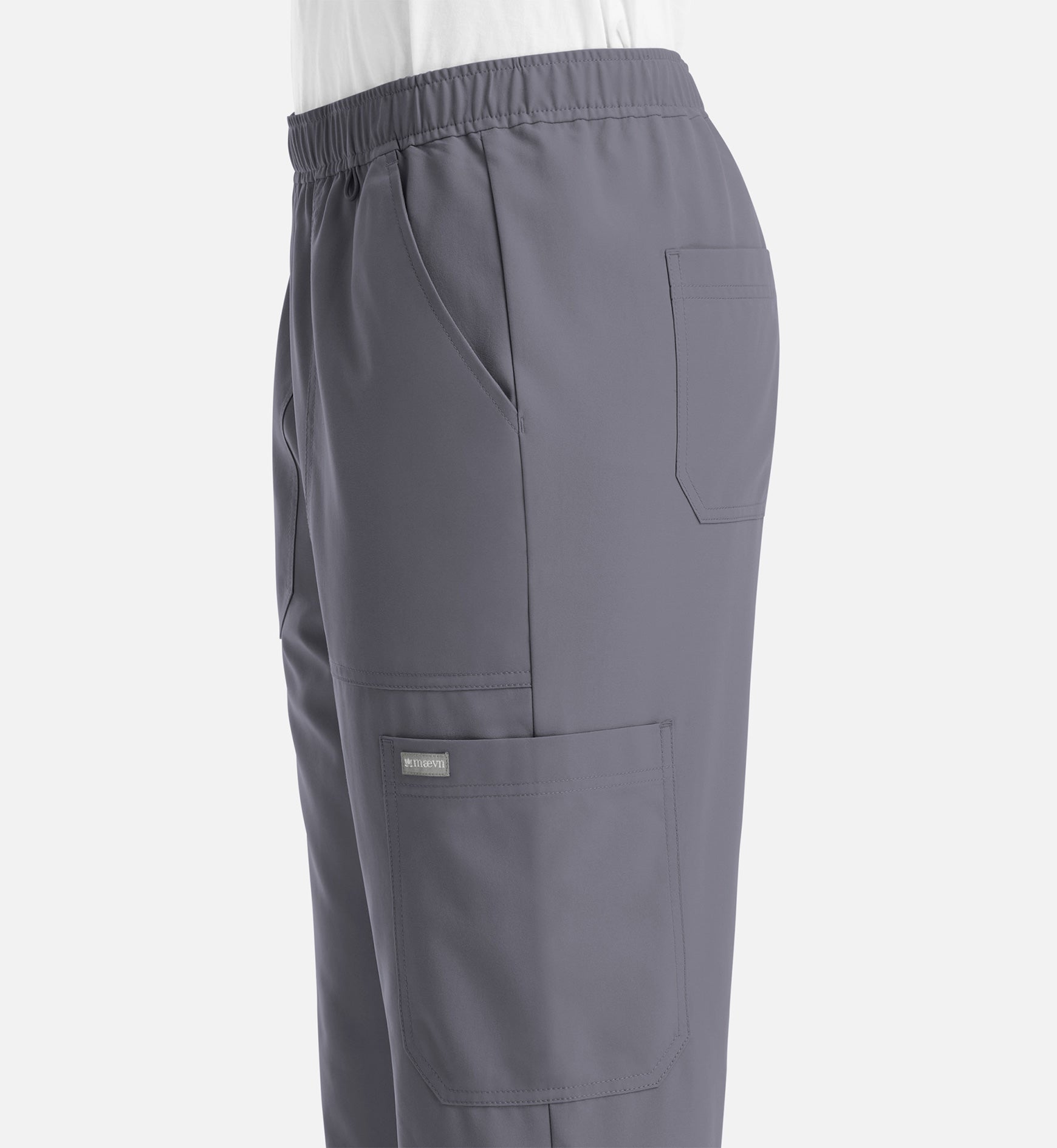 Momentum 5892 Men's Full Elastic Jogger Pewter