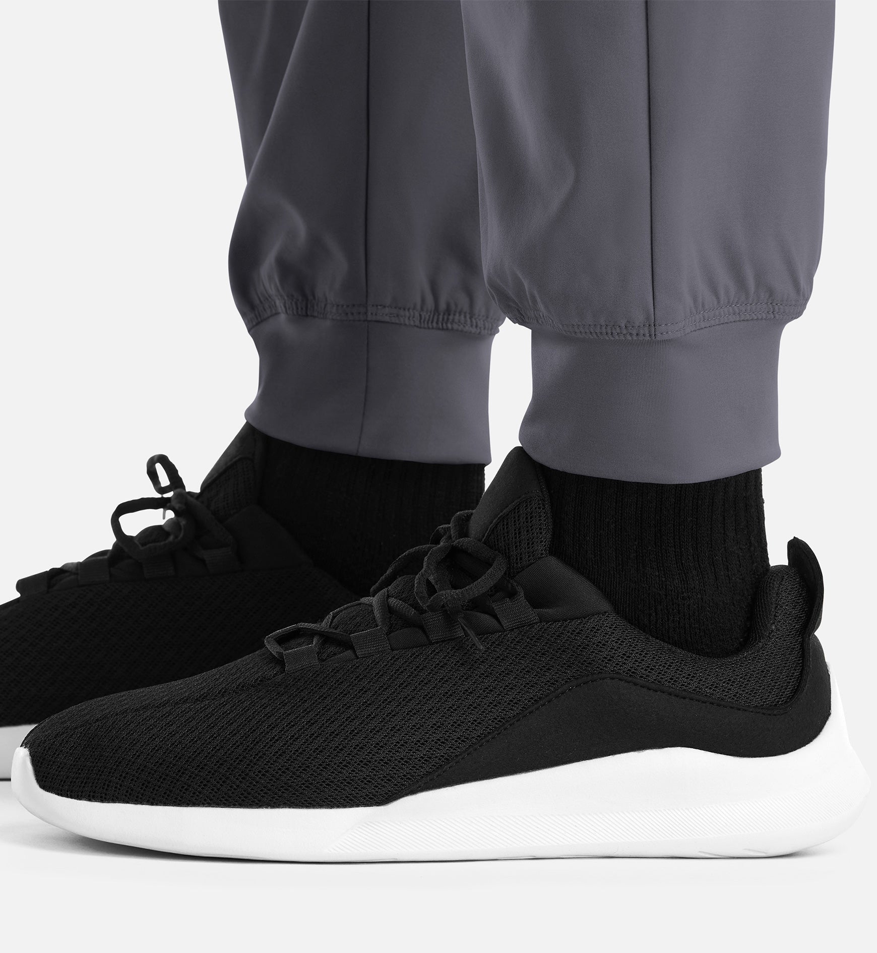 Momentum 5892 Men's Full Elastic Jogger Pewter