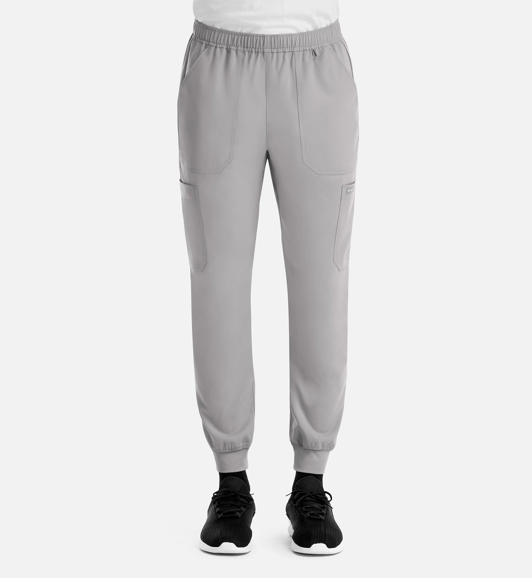 Momentum 5892 Men's Full Elastic Jogger Quiet Grey