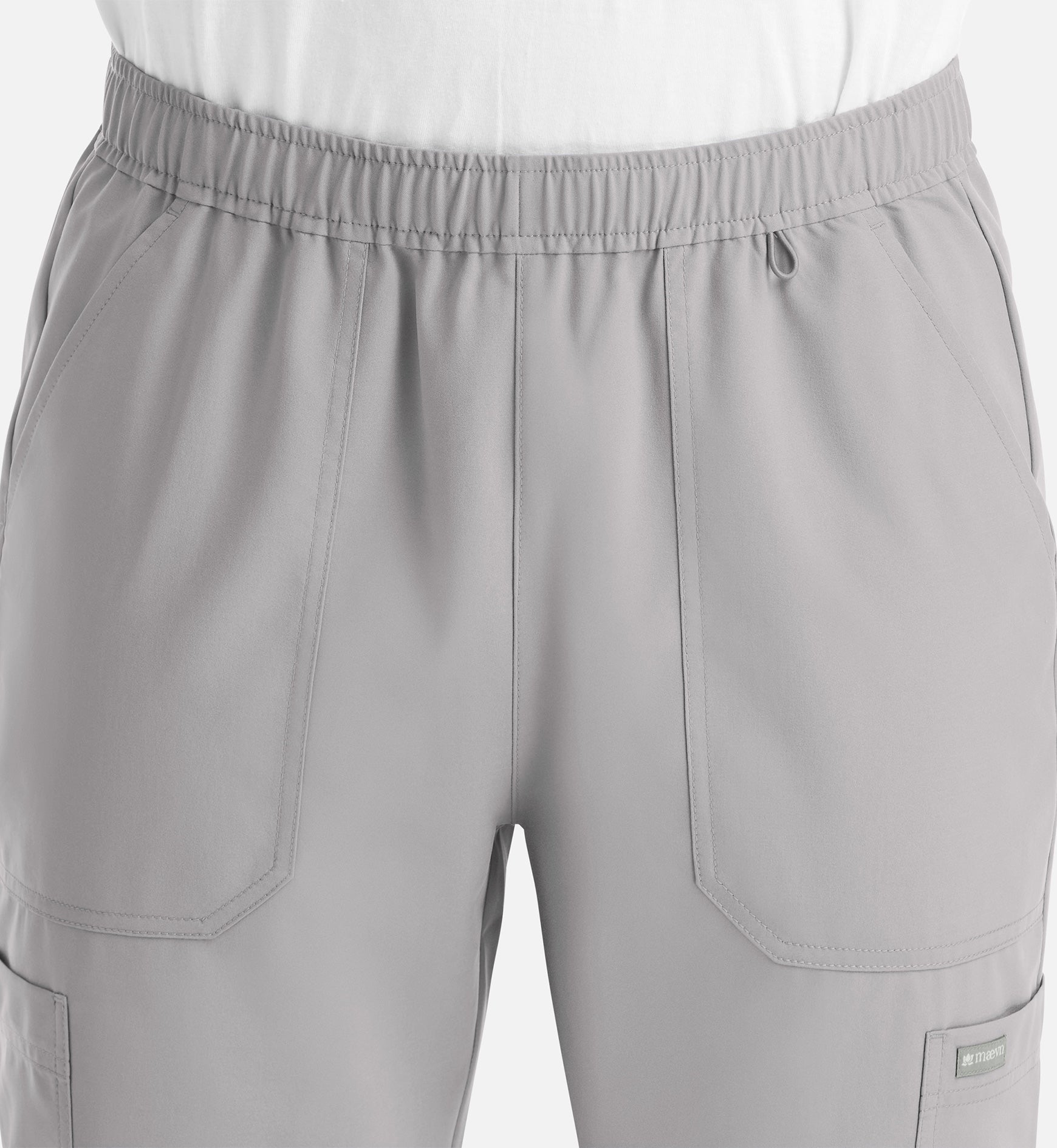 Momentum 5892 Men's Full Elastic Jogger Quiet Grey
