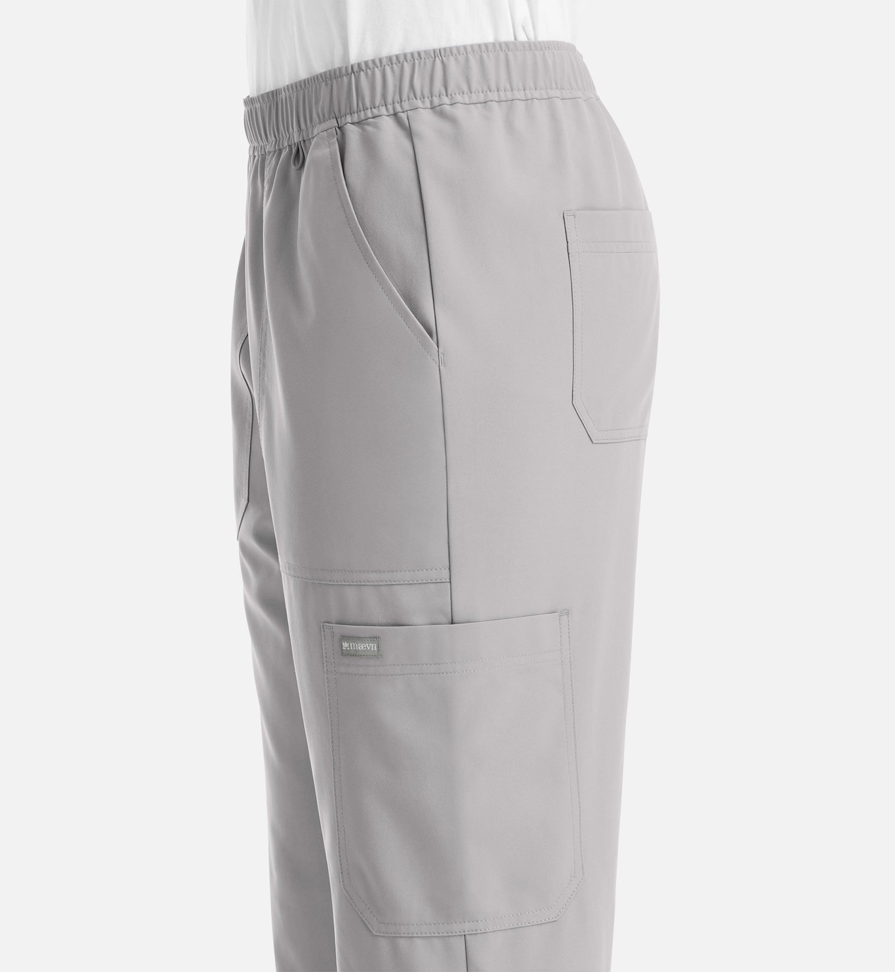 Momentum 5892 Men's Full Elastic Jogger Quiet Grey