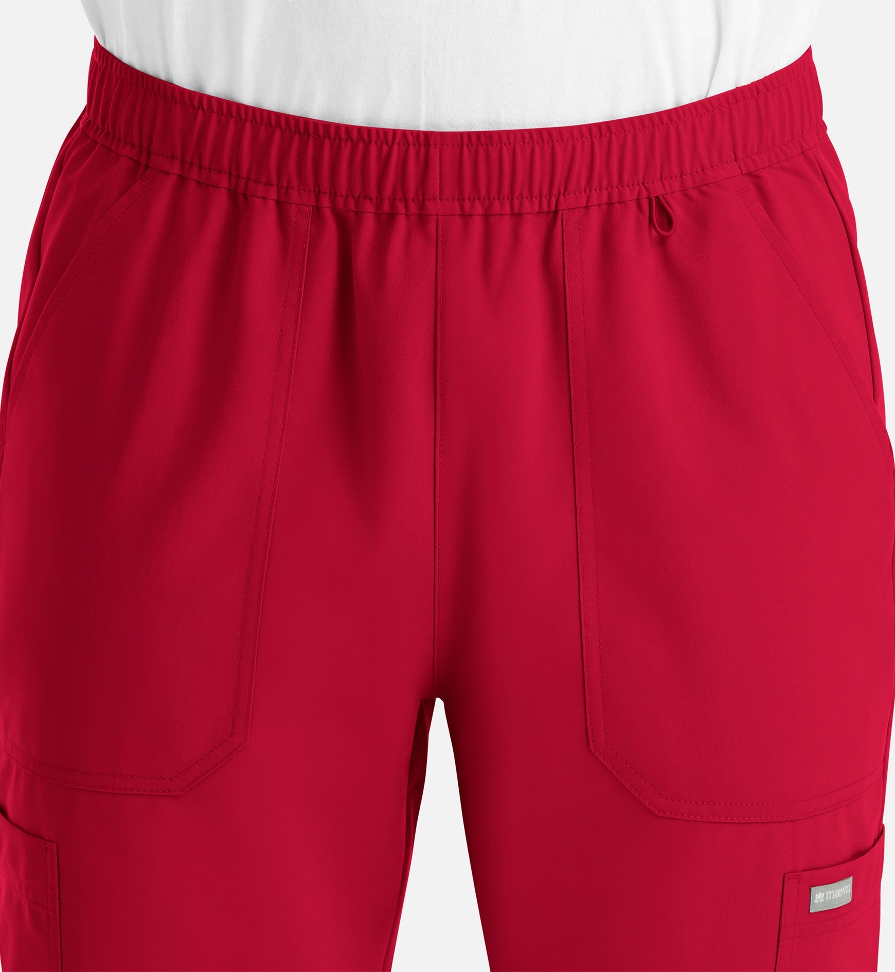 Momentum 5892 Men's Full Elastic Jogger Red