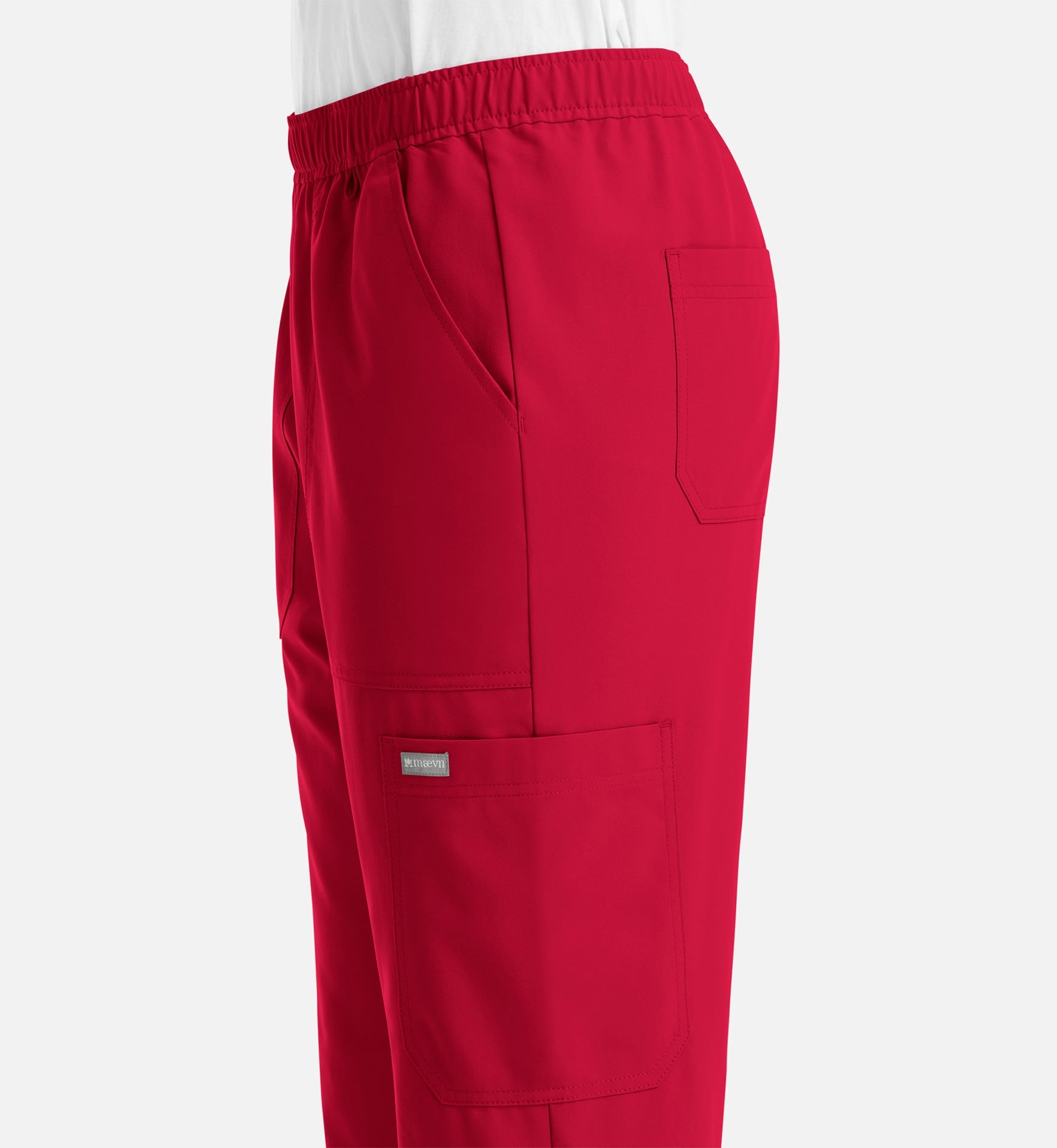 Momentum 5892 Men's Full Elastic Jogger Red