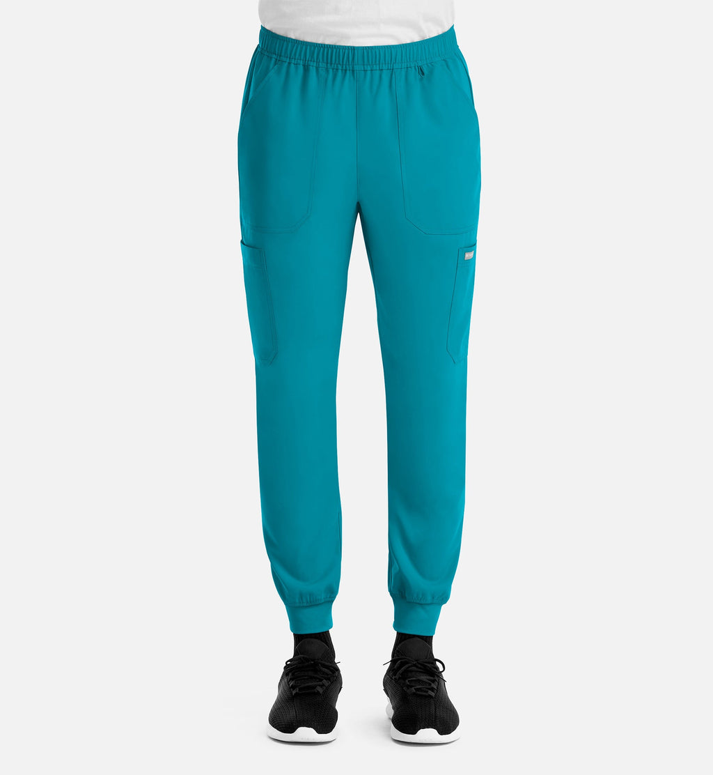 Momentum 5892 Men's Full Elastic Jogger Teal