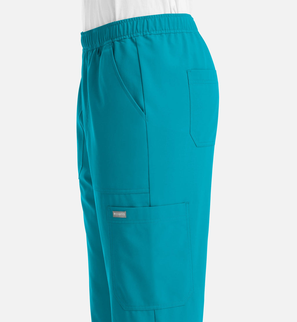 Momentum 5892 Men's Full Elastic Jogger Teal