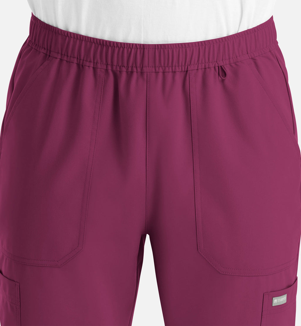 Momentum 5892 Men's Full Elastic Jogger Wine