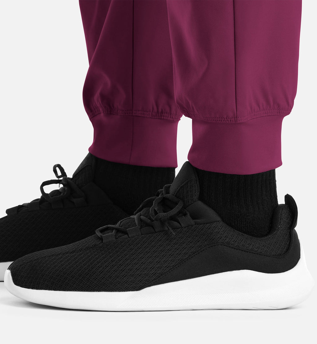 Momentum 5892 Men's Full Elastic Jogger Wine