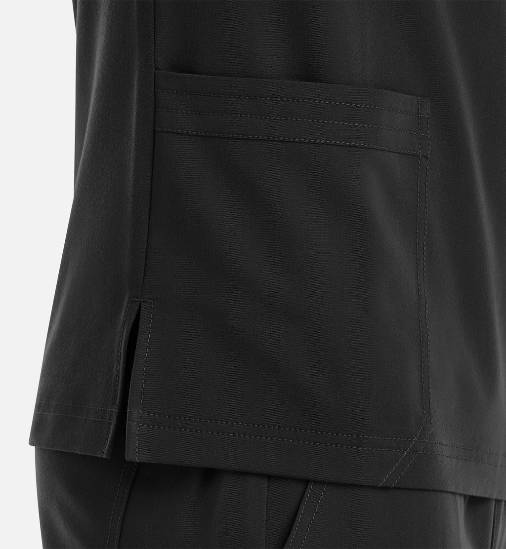 Matrix Pro Men's 5902 Men's 3 Pocket V-Neck Top Black