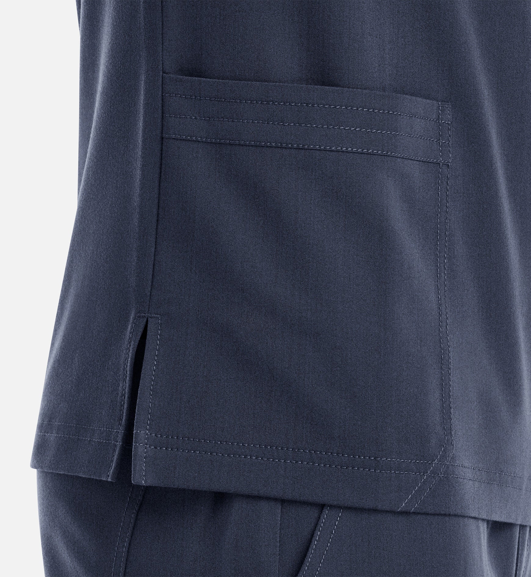Matrix Pro Men's 5902 Men's 3 Pocket V-Neck Top Heather Navy