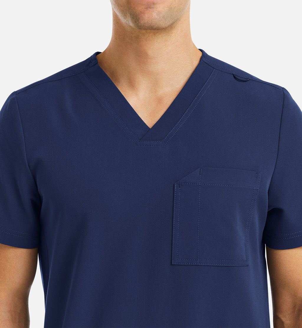 Matrix Pro Men's 5902 Men's 3 Pocket V-Neck Top Navy
