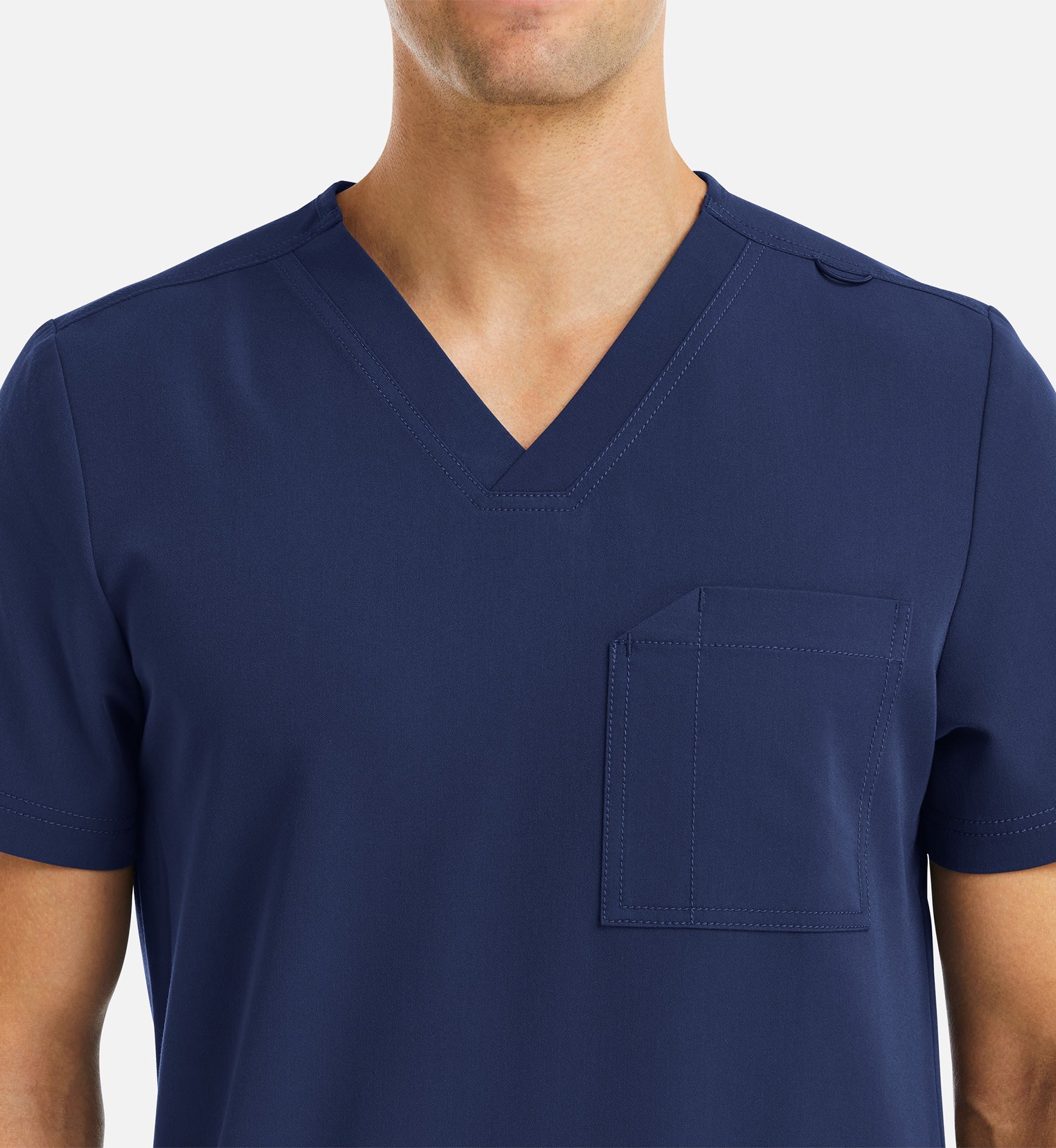 Matrix Pro Men's 5902 Men's 3 Pocket V-Neck Top Navy
