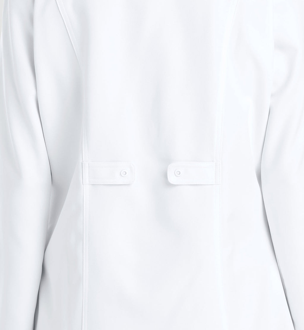 Momentum Lab Coats 5973 Women's Snap Consultation Lab Coat White