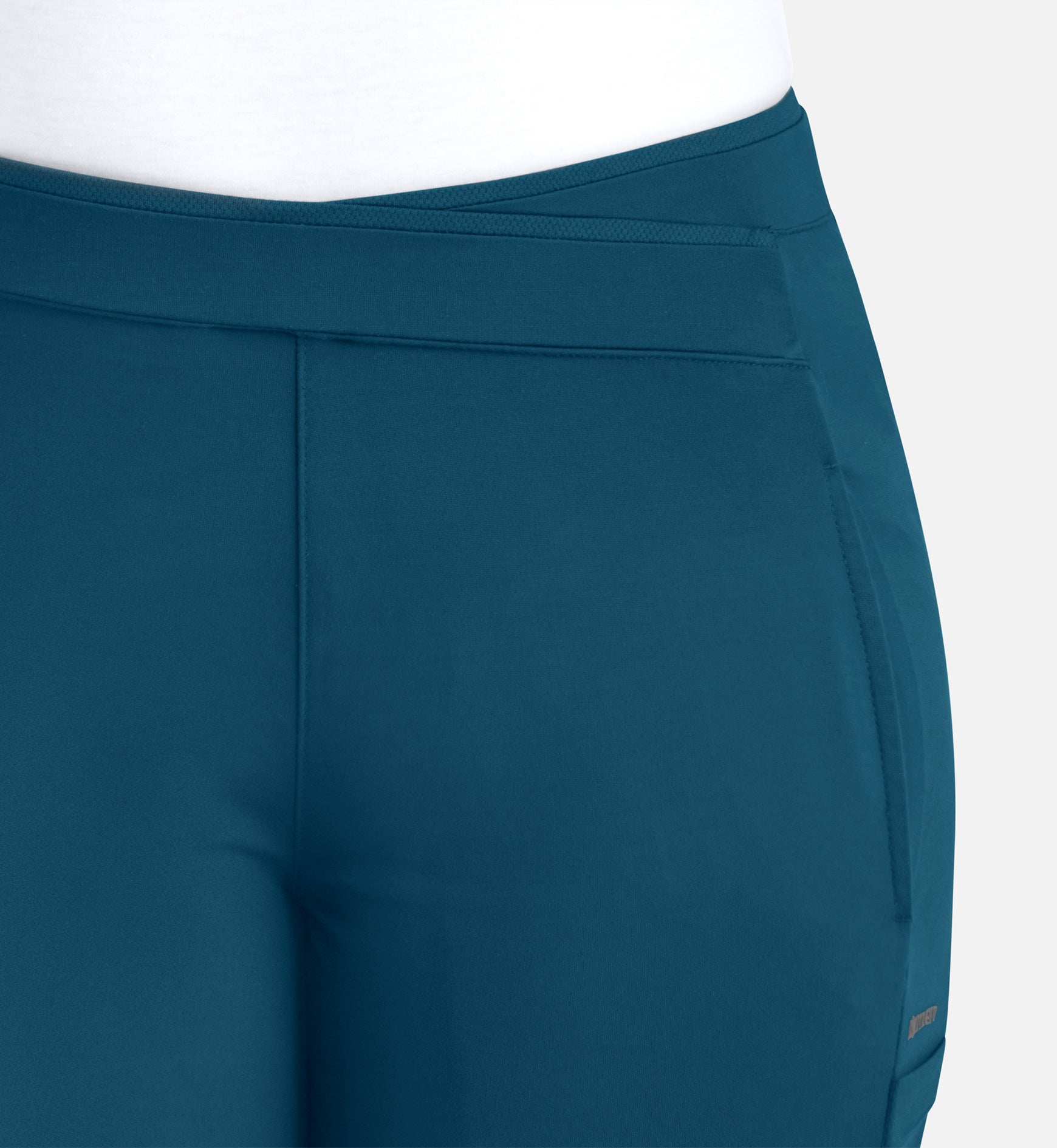 Focus 60301 Women's Mid Rise Tapered Pants Caribbean Blue