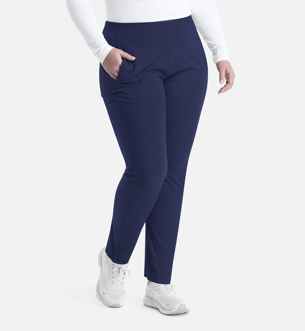Focus 60301 Women's Mid Rise Tapered Pants Navy