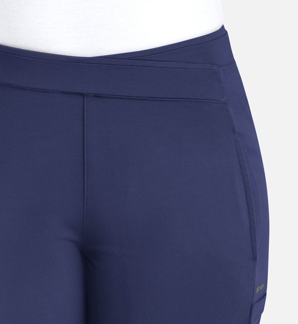 Focus 60301 Women's Mid Rise Tapered Pants Navy