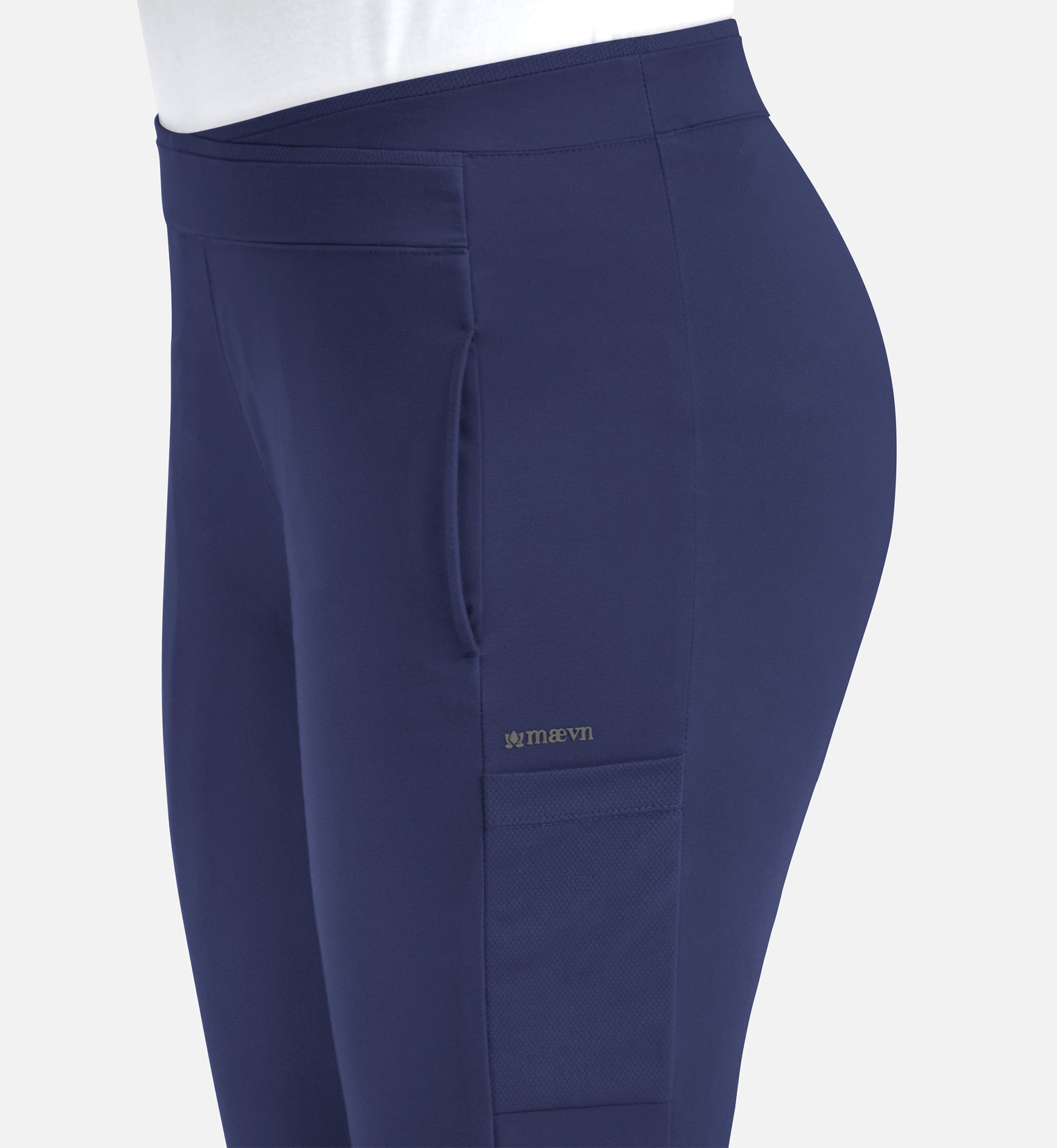 Focus 60301 Women's Mid Rise Tapered Pants Navy