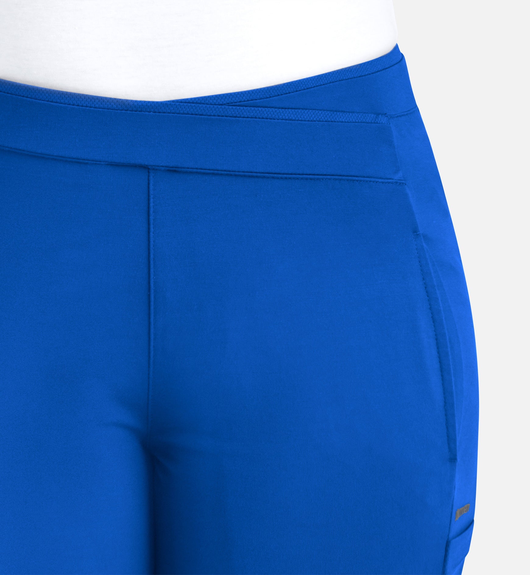 Focus 60301 Women's Mid Rise Tapered Pants Royal Blue