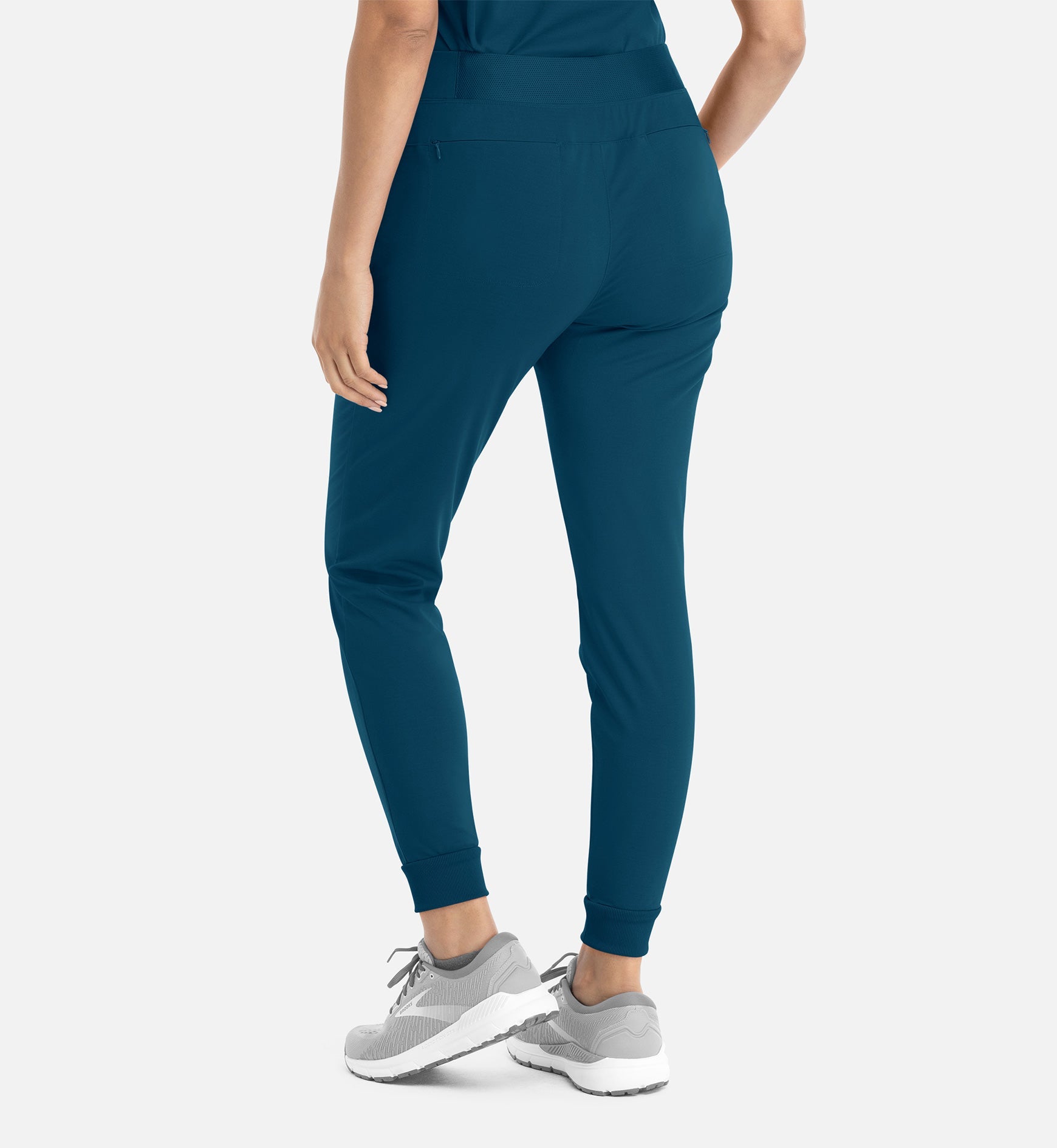Focus 60302 Women's Mid Rise Elastic Jogger Caribbean Blue